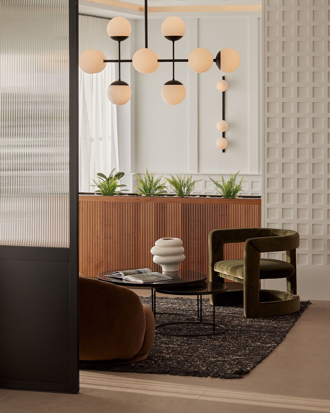 Reception lobby and seating area at PLATFORM_ in Glasgow