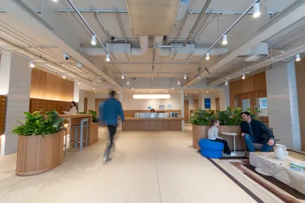 PLATFORM_ In Edinburgh reception with residents in waiting area